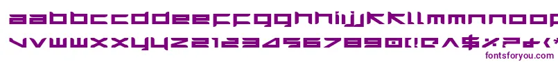 HarrierBoldExpanded Font – Purple Fonts on White Background