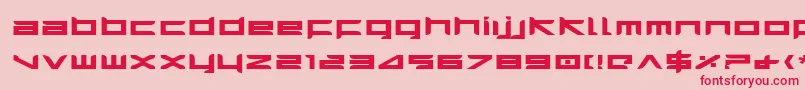 HarrierBoldExpanded Font – Red Fonts on Pink Background