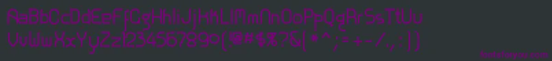 Шрифт ZoloftBold – фиолетовые шрифты на чёрном фоне