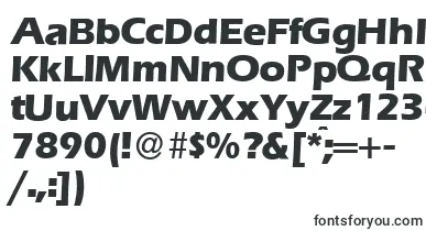 E820SansXboldRegular font – Fonts Starting With E