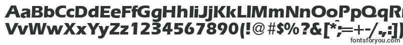 Шрифт E820SansXboldRegular – крупные шрифты