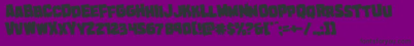 Marshthingrotate Font – Black Fonts on Purple Background