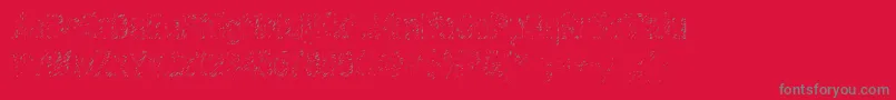 Шрифт Graffiti4c – серые шрифты на красном фоне