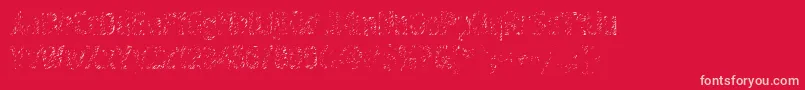 Graffiti4c Font – Pink Fonts on Red Background