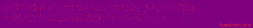 Graffiti4c Font – Red Fonts on Purple Background