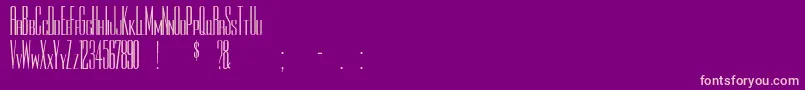 En savoir plus sur la police Rothman Police Rothman – polices roses sur fond violet