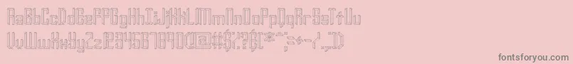 Yourcomplexo Font – Gray Fonts on Pink Background