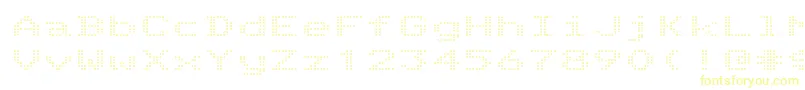 TelidonexRegular Font – Yellow Fonts on White Background