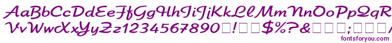 ElfringEliteNormal-Schriftart – Violette Schriften