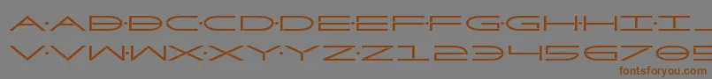 Factorbold Font – Brown Fonts on Gray Background