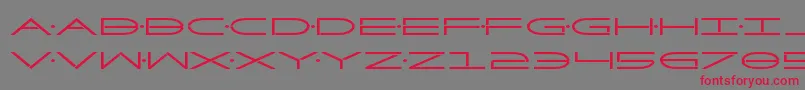 Factorbold Font – Red Fonts on Gray Background