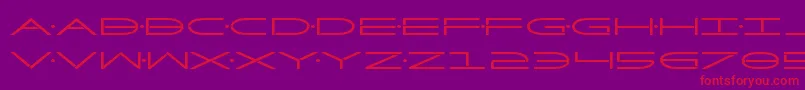 Factorbold Font – Red Fonts on Purple Background
