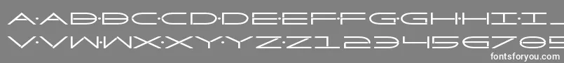 Factorbold Font – White Fonts on Gray Background