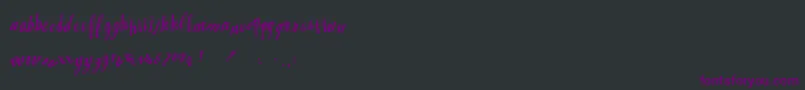 Jingopop Font – Purple Fonts on Black Background