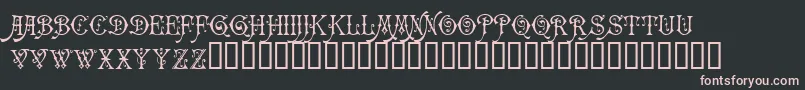 Carmenci Font – Pink Fonts on Black Background