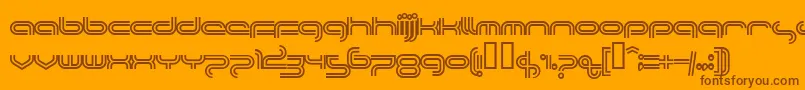 Lisätietoja Plantc-fontista Plantc-fontti – ruskeat fontit oranssilla taustalla