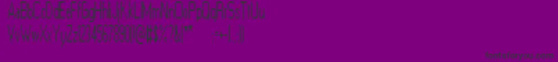 fuente ElectricGoat – Fuentes Negras Sobre Fondo Morado