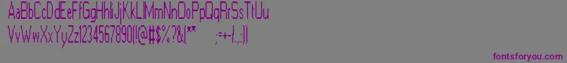 ElectricGoat Font – Purple Fonts on Gray Background