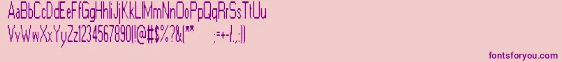 ElectricGoat Font – Purple Fonts on Pink Background