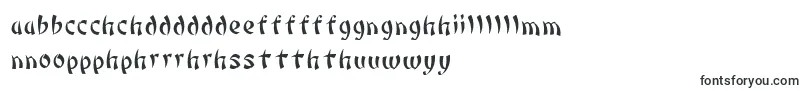 BonzaiRegular-fontti – walesilaiset fontit