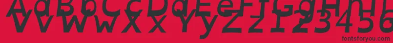 fuente OpendyslexicaltaBolditalic – Fuentes Negras Sobre Fondo Rojo