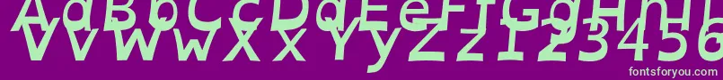 fuente OpendyslexicaltaBolditalic – Fuentes Verdes Sobre Fondo Morado