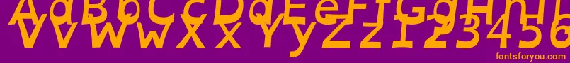 fuente OpendyslexicaltaBolditalic – Fuentes Naranjas Sobre Fondo Morado