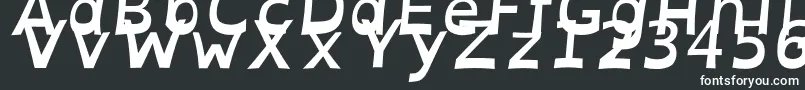 フォントOpendyslexicaltaBolditalic – 黒い背景に白い文字