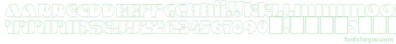 Dsmotterho Font – Green Fonts on White Background