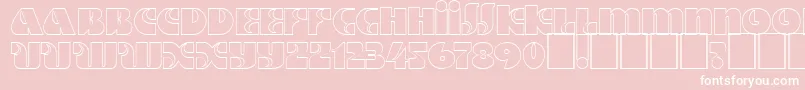 Dsmotterho Font – White Fonts on Pink Background