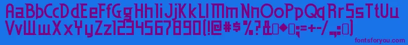 Edenmills ffy-fontti – violetit fontit sinisellä taustalla