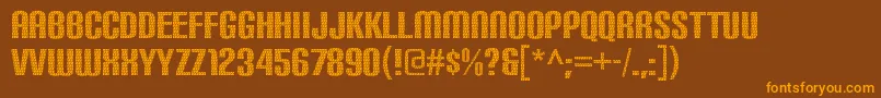 Más sobre la fuente CarbonphyberRegular fuente CarbonphyberRegular – Fuentes Naranjas Sobre Fondo Marrón