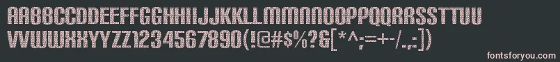 CarbonphyberRegular Font – Pink Fonts on Black Background