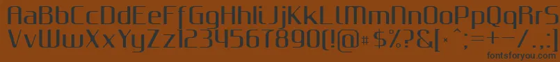 Шрифт GputeksBold – чёрные шрифты на коричневом фоне