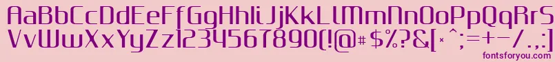 GputeksBold Font – Purple Fonts on Pink Background