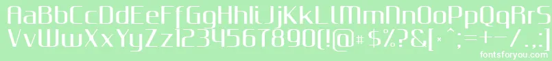 GputeksBold Font – White Fonts on Green Background