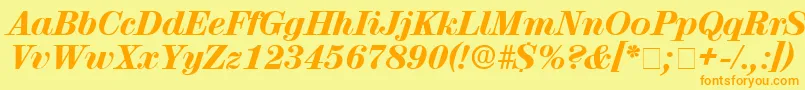 More about LuciaDisplaySsiItalic Font LuciaDisplaySsiItalic Font – Orange Fonts on Yellow Background