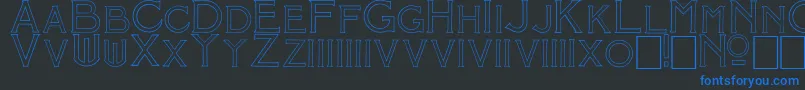 More about Mosaic ffy Font Mosaic ffy Font – Blue Fonts on Black Background