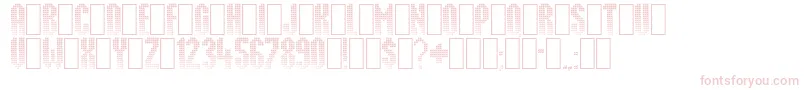 Delus Font – Pink Fonts on White Background