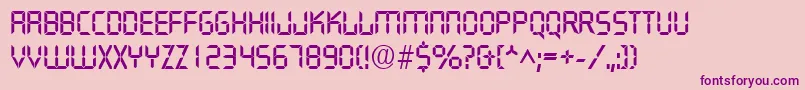 More about QuartzRegularDb Font QuartzRegularDb Font – Purple Fonts on Pink Background