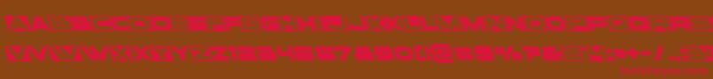 Voxboxleft Font – Red Fonts on Brown Background