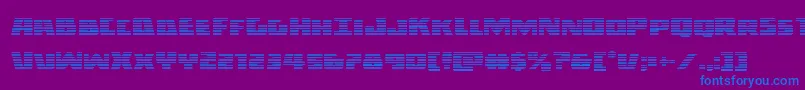 Darkalliancegrad Font – Blue Fonts on Purple Background