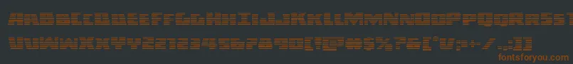 Czcionka Darkalliancegrad – brązowe czcionki na czarnym tle