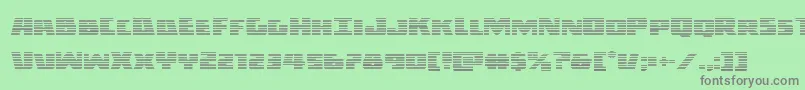 Czcionka Darkalliancegrad – szare czcionki na zielonym tle