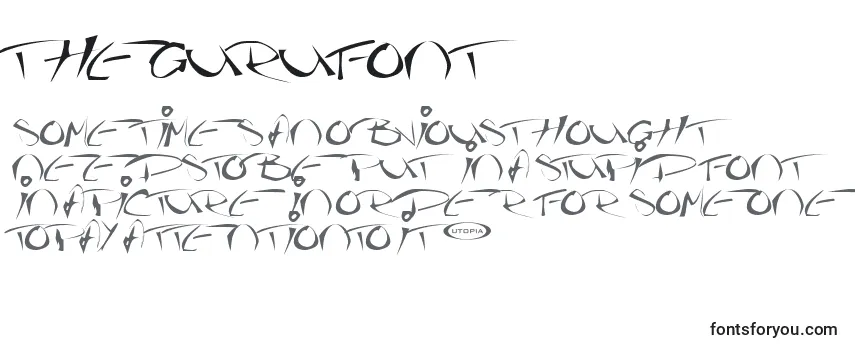 Thegurufont Font