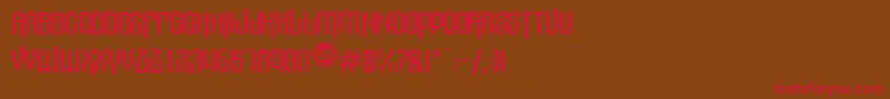 Valleyofelah Font – Red Fonts on Brown Background