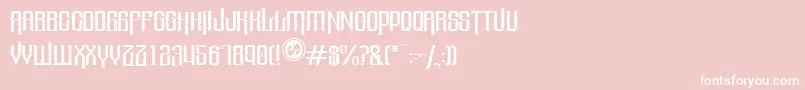 Valleyofelah Font – White Fonts on Pink Background