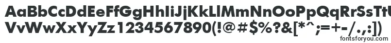 Czcionka FuturisextraCyrillic – rosta typografia
