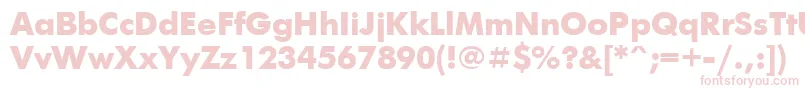 FuturisextraCyrillic Font – Pink Fonts on White Background