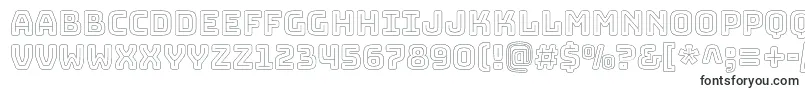 BungeeOutline-fontti – Katalogi